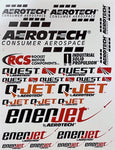 AeroTech Self-Adhesive Logo Decal Sheet - 18029