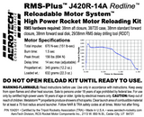 AeroTech J420R-14A RMS-38/720 Reload Kit (1 Pack) - 104201