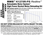 AeroTech K1275R-PS RMS-54/2560 Reload Kit (1 Pack) - 111275P