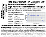 AeroTech I327DM-14A RMS-38/720 Reload Kit (1 Pack) - 0932714
