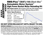 AeroTech I364FJ-14A RMS-38/720 Reload Kit (1 Pack) - 0936414