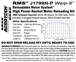 AeroTech J1799N-P RMS-54/1280 Reload Kit (1 Pack) - 10179P